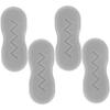 Anneome 4pcs Toilet Seat Riser Bumper Pads Urine for Elderly Home Bathroom Use Toilet Seat Buffers Cushioning Pads view 1