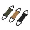 BCOATH 3pcs Mask Ear Hooks and Buckles Set Anti-Slip Nylon Ear Strap Extenders Backpack Buckle for Secure Mask Hanging for Outdoor and Daily Use (Black, Green, Khaki) view 1