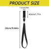 10Pcs Durable Crutch Wrist Straps Elastic Walking Stick Wrist Straps Black Nylon Walking Stick Accessories Stick Wrist Loop for Walking Stick view 2
