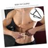 HAPINARY 2pcs Body Fat Ruler Tester Skinfold Caliper Measure Belly Fat for Men Simple User Guide Included view 2