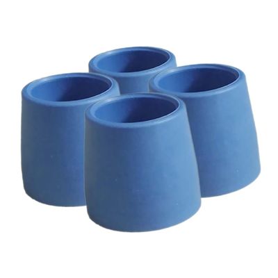 FRCOLOR 4pcs Slip Cane Tips for Walking Stick Trekking Pole Crutch Pole Rubber Ends Walking Cane Accessories