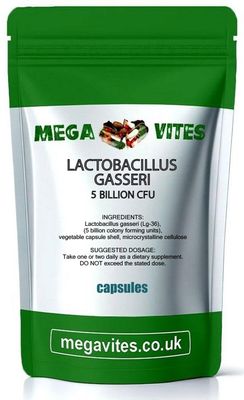LACTOBACILLUS GASSERI (5 Billion CFU) Capsules x 120 - MEGAVITES