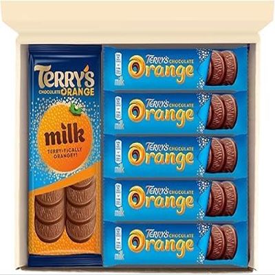Terrys Orange Chocolate Gift Hamper Box | Terrys Orange Lover Selection Box | Perfect for Presents and Special Occasions | Gift for Her/Him
