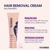 womn Hair Removal Cream Pack of 2 (2 x 100 ml)  Gentle and Effective Hair Removal for Intimate Area, Bikini Line and Underarms  No Cuts or Razor Bumps, Dermatologically Tested view 3