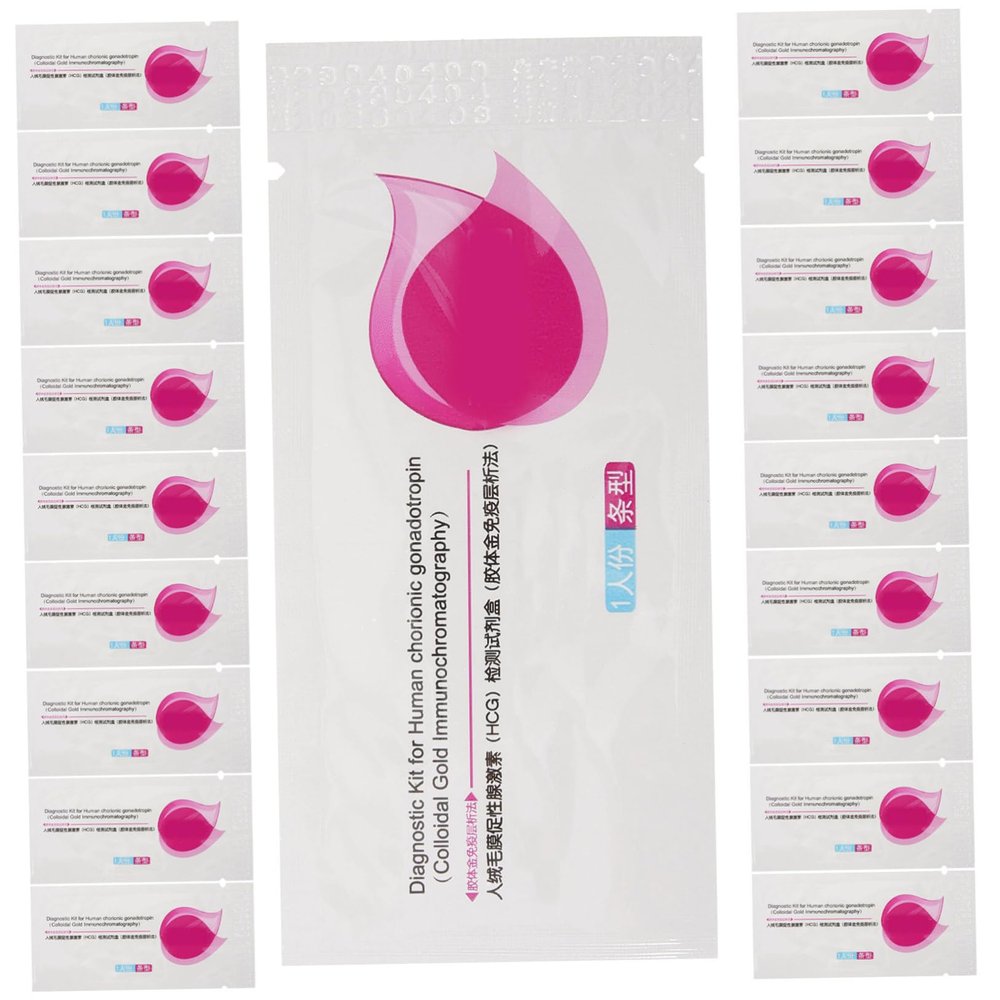 20Pcs Early Pregnancy Test Strips for Women - Accurate Home Pregnancy Detection Tools for Quick Results and Peace of Mind