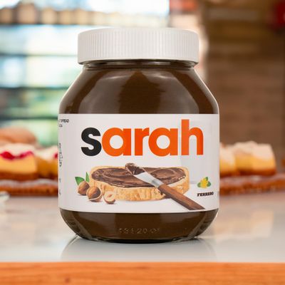 Personalised Chocolate Gift Box for Nutella 750g Jar, For Every Occasion, Christmas, Valentines Gifts For Him, Chocolate Valentines Gifts For Her, Chocolate Gift Box (Original design)
