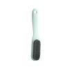 AD-BCrbgen Multi-purpose Shoe Cleaning Brush With Double Textured Bristles For Leather, Suede And Canvas Shoes.(Green Color) view 1
