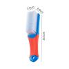 AD-BCrbgen Multi-purpose Shoe Cleaning Brush With Double Textured Bristles For Leather, Suede And Canvas Shoes.(Blue red) view 2