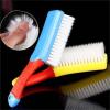 AD-BCrbgen Multi-purpose Shoe Cleaning Brush With Double Textured Bristles For Leather, Suede And Canvas Shoes.(Blue red) view 3
