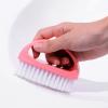 AD-BCrbgen Multi-purpose Shoe Cleaning Brush With Double Textured Bristles For Leather, Suede And Canvas Shoes.(Blue) view 4