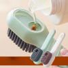 AD-BCrbgen Multi-purpose Shoe Cleaning Brush With Double Textured Bristles For Leather, Suede And Canvas Shoes.(White 2PCS) view 2