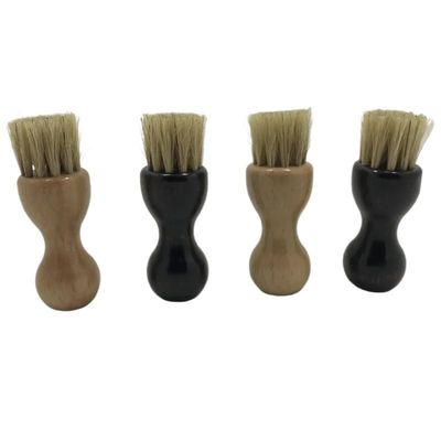 AD-BCrbgen Multi-purpose Shoe Cleaning Brush With Double Textured Bristles For Leather, Suede And Canvas Shoes.(A-khaki)