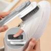 AD-BCrbgen Multi-purpose Shoe Cleaning Brush With Double Textured Bristles For Leather, Suede And Canvas Shoes.(C-Pink) view 3