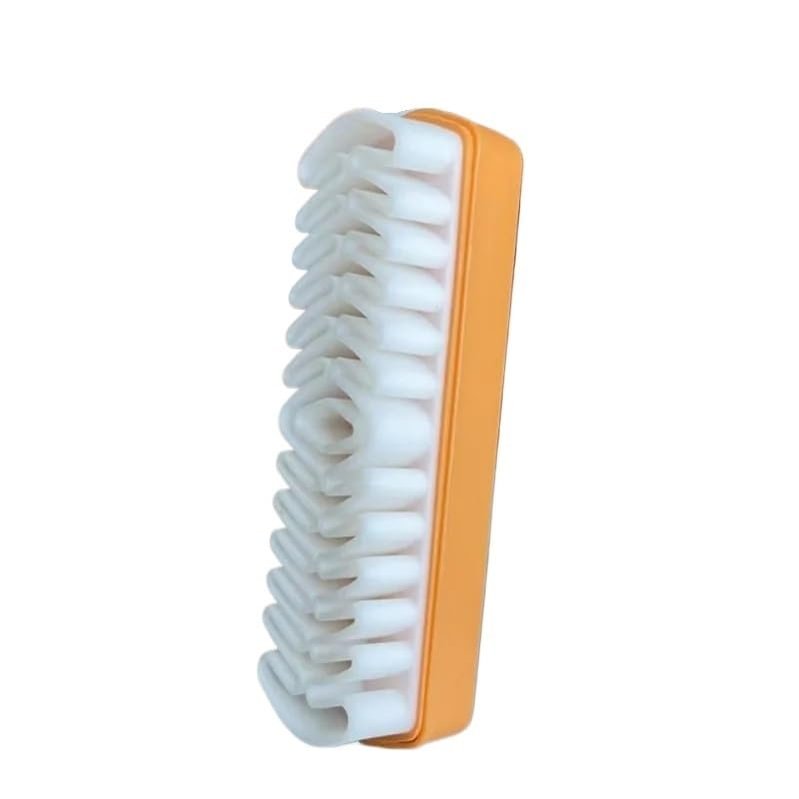 AD-BCrbgen Multi-purpose Shoe Cleaning Brush With Double Textured Bristles For Leather, Suede And Canvas Shoes.