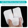 15 Pcs Split Drain Feeding Tube Adhesive Bandages, Peg G J Supra-Pubic Incision Bordered Guaze Pad, Sterile Drain Patch Supplies Island Dressing, Catheter Stabilization Device Holder for Nursing Care view 2