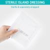 15 Pcs Split Drain Feeding Tube Adhesive Bandages, Peg G J Supra-Pubic Incision Bordered Guaze Pad, Sterile Drain Patch Supplies Island Dressing, Catheter Stabilization Device Holder for Nursing Care view 3