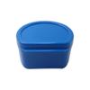 Denture for Case Denture Box for W/Strainer Night Cleaner Denture Bath Box for Retainer Mouthguard False Teeth Denture view 2