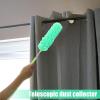 Feather Duster - Ceiling Duster With Telescoping Pole, Reusable Fiber Dusting Brus Wahsable Bendable Microfiber Duster Spider Web Brush For Home Car Offices view 2