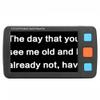 YOUYOUGU 5.0 Inch Digital Magnifier, 4x-32x Zoom, 17 Color Modes, AV/TV Output, Foldable Handle, For Low Vision People(Black) view 1