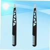 Healeved 4pcs Eyebrow Tweezer Trimmer Eyebrow Makeup Accessories Compact Portable view 3