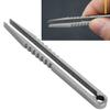 2pcs Mini Tweezers Portable Alloy Tweezers Tweezers Outdoor Survival Camping Travel Mini Tool (Original Color) view 2
