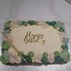 1PCS Happy Birthday Cake Topper,Gold Mirror Acrylic Happy Birthday Cake Sign Decorations,Happy Birthday Cake Charm Supplies for Birthday Party Cake Dessert view 2