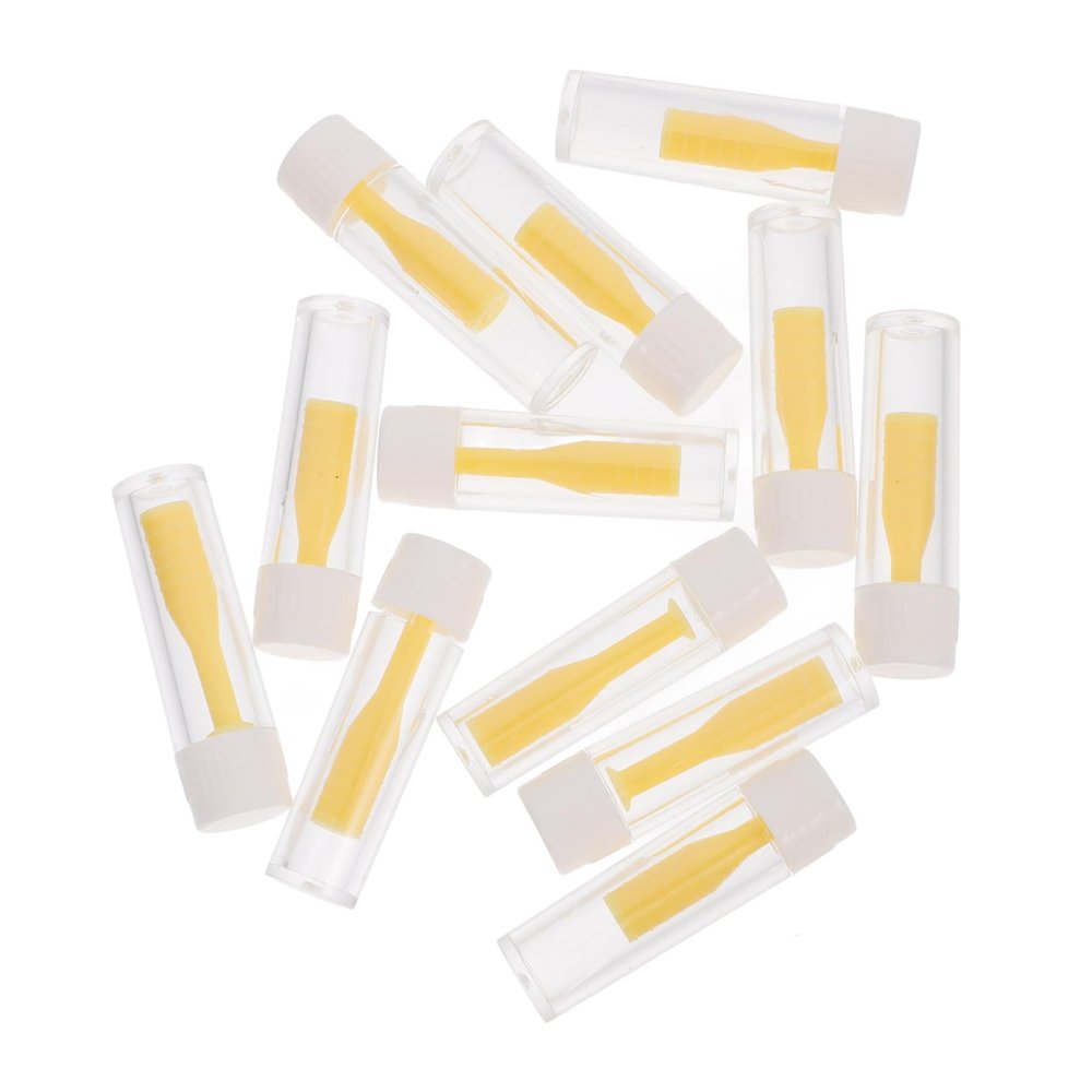 Anneome 12pcs Hard Contact Lens Remover Tools Silicone Portable Lens Applicators Wearing Sticks for Travel and Daily Care