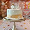 Wood White Daisy Cake Topper,Daisy First Birthday Decorations,Dasiy Flower Cake Topper for Birthday Shower Wedding Retro Party Favor Supplies view 3