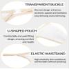 AIEOE Men's Bikini Thong Hollow Out Thong Lace Thong Lace Underwear Sexy Thong Low Rise G-Strings Thongs See Through Thong Briefs Bulge Pouch Panties Briefs with Buckle White view 4