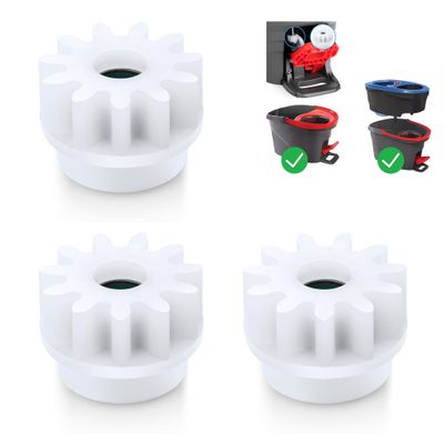 3 Pcs Spin Mop Bucket Replacement Gear Compatible with O Cedar Mop Bucket Pedal Only One Way Bearing Repair Parts