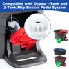 3 Pcs Spin Mop Bucket Replacement Gear Compatible with O Cedar Mop Bucket Pedal Only One Way Bearing Repair Parts view 2