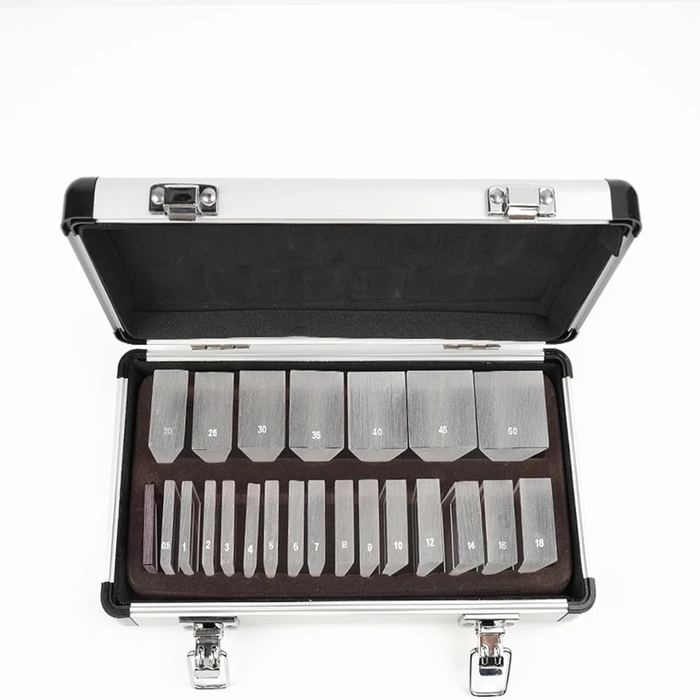 22PCS Ophthalmology Hospitals Optical Ophthalmic Prism Set With Aluminium Case Trial Lens
