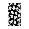 100 Halloween Guest Napkins Ghost Disposable Paper Hand Towels Black White Spooky Boo Decorative Dinner Napkin for Birthday Halloween Party Supplies Kitchen Table Decorations