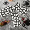 100 Halloween Guest Napkins Ghost Disposable Paper Hand Towels Black White Spooky Boo Decorative Dinner Napkin for Birthday Halloween Party Supplies Kitchen Table Decorations view 3