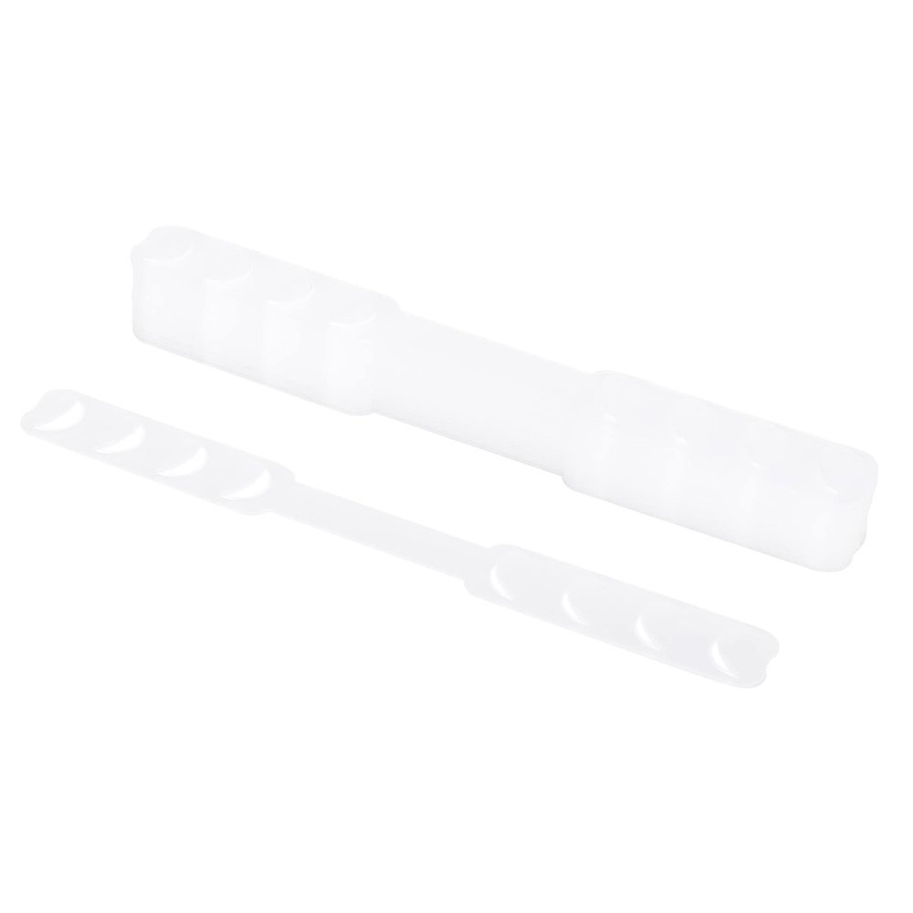 Marran 20Pcs Non Slip Fixing Buckle Face Mask Ear Hooks Adjustable Levels Band Extension Accessories-White