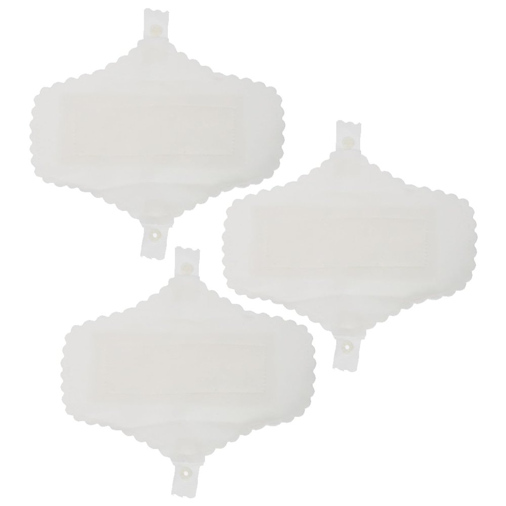 BCOATH Reusable Menstrual Pads Cotton Washable Menstrual Cloth 3pcs Set Breathable Waterproof Layer Panty Liners for Women Postpartum Use