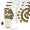 A406 3-Ply Toilet Paper Soft 72 Rolls White Hypoallergenic (3 ply-72 Rolls) view 1