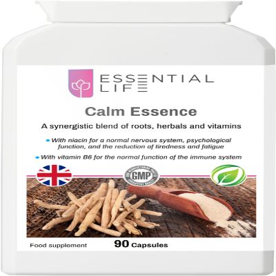 Essentail Life Stress Shield - Ashwagandha capsules - Mental Performance General Sense of Calm - Ashwagandha High Strength - Panax Ginseng Peruvian Maca Root