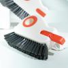 2 in 1 Groove Cleaning Brush Window Track, 2024 New Multifunction Hard Bristle Crevice Cleaning Brush with Hidden Scraper, Grout Cleaner Grip Brush for Sliding Door Track (Orange, 1 PCS) view 2