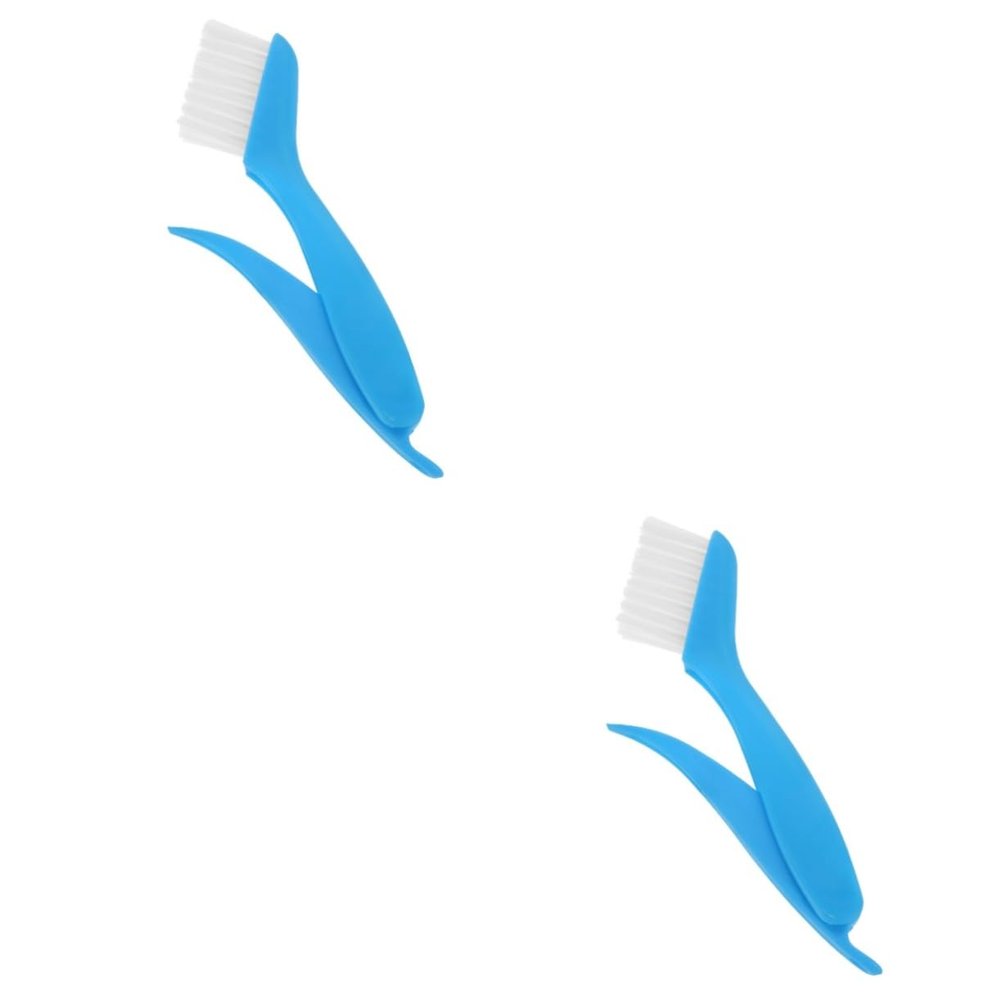 ABOOFAN 2pcs Crevice Brush for Cleaning Spaces Window Groove Cleaning Brush Multi-use Sink Cleaner for Furniture Chair and Keyboard