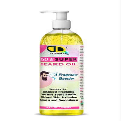 ISO SUPER E Mens Skincare and Grooming Original Beard Oil | Beard Care for Men | Softens, Hydrate & Conditions Facial Hair | Promotes Growth, Reduces Dryness & Itching (500ml Pump)