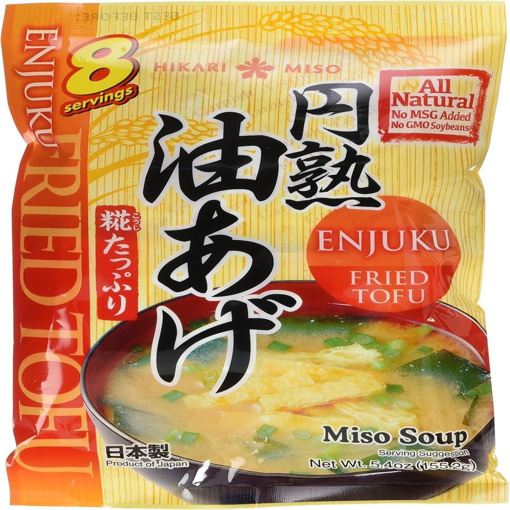 Hikari Enjuku Koji Miso Soup Fried Tofu 8 Servings (Pack of 1)