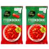 CJ Bibigo Tteokbokki - Rice Cake with Hot & Spicy Sauce Korean Tteokbokki Rice Cakes Korean Food Snack 360g (Pack of 2) view 1