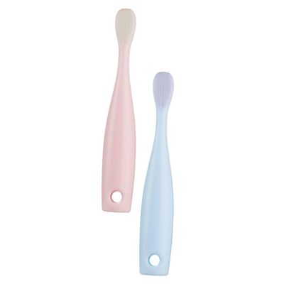 Gogogmee Baby Care Kit 2pcs Soft-bristled Toothbrushes Boys and Girls Toothbrush Adorable Design Pp Material Ergonomic Handle