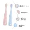 Gogogmee Baby Care Kit 2pcs Soft-bristled Toothbrushes Boys and Girls Toothbrush Adorable Design Pp Material Ergonomic Handle view 3