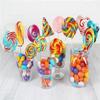 52 x Kids Party Bag Sweets Lollies Spiral Rainbow Unicorn Lollipop Candies 5-8 Different Shapes Kids Sweet Candy Gifts for Children view 4