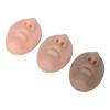 Pack of 3 Silicone Nose Mouth Model, Professional, Soft, Flexible, Reusable, Simulation Silicone Piercing Model
