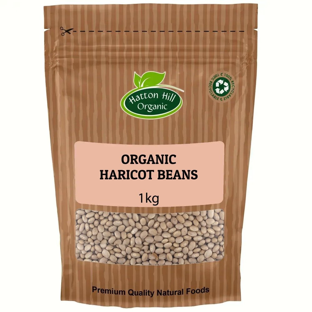 Organic Haricot Beans 1kg by Hatton Hill Organic
