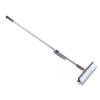 Floor Scrub Brush with Long Handle, 2 in 1 Floor Brush Scrubber with Squeegee, Stiff Bristles Floor Scrubber with 180Rotating Tile Brush for Bathroom, Kitchen, Shower, Tub, view 1