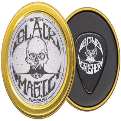 Death Grip Black Magic Moustache Wax | Extra Strong & Extra Tacky | 1oz (Bone Crusher)